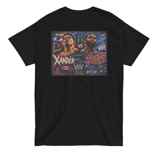 I Heart NY Xander Boots Black T-Shirt back