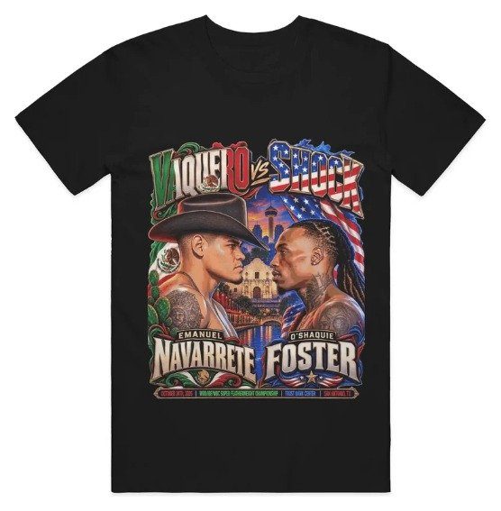 Vaquero vs Shock Alamo fight night tee