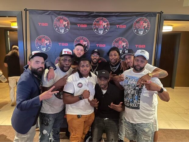 The Spit Bucket NFT event at AT&T Stadium during Spence vs. Ugás fight week, April 2022